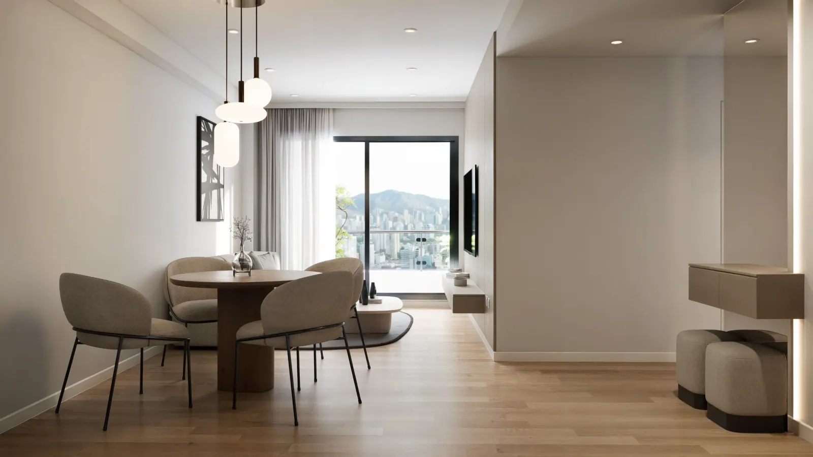 Interior de una unidad de Nova Villa Urquiza